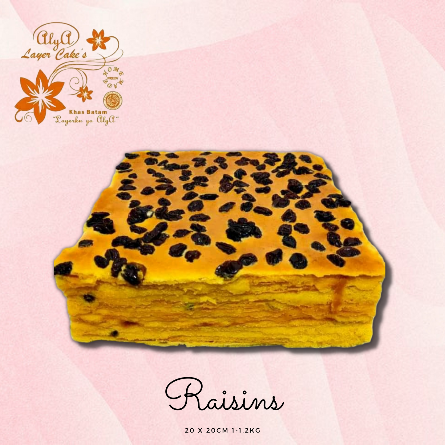 ALYA LAYER CAKE - RAISIN