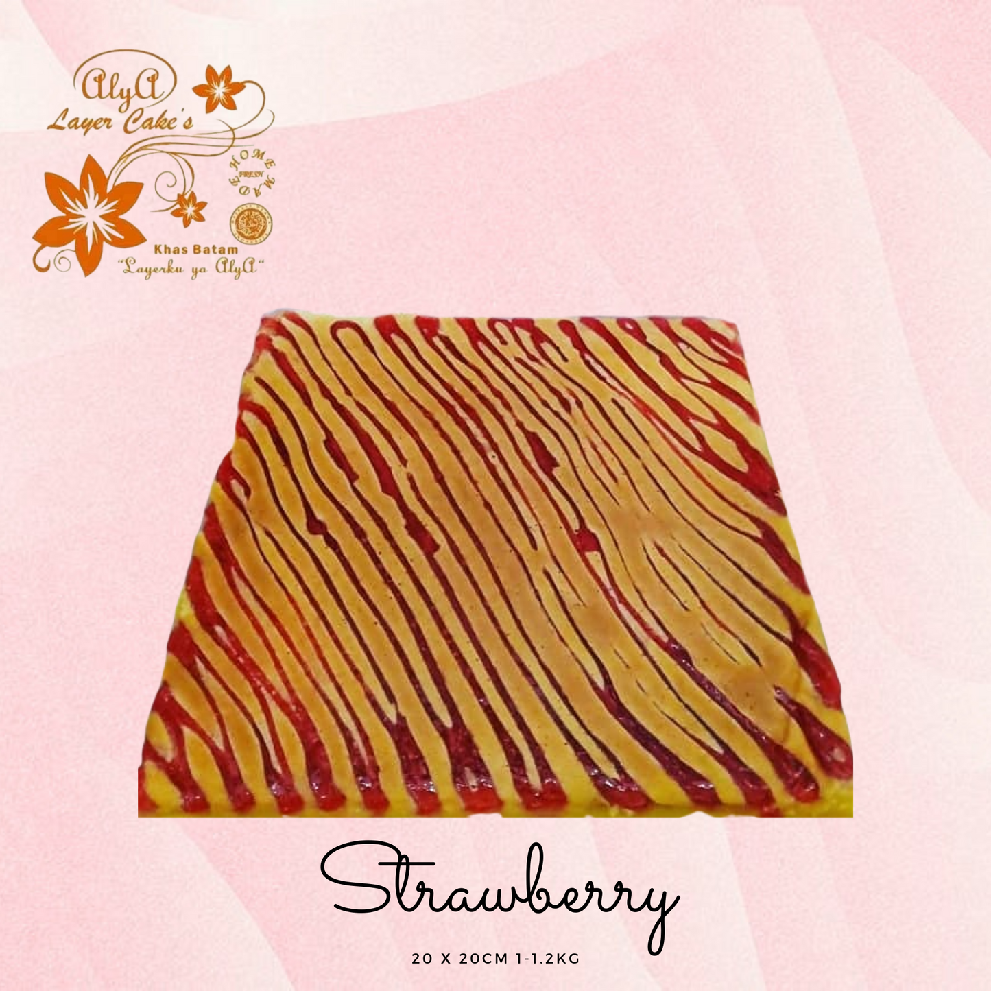 ALYA LAYER CAKE - STRAWBERRY