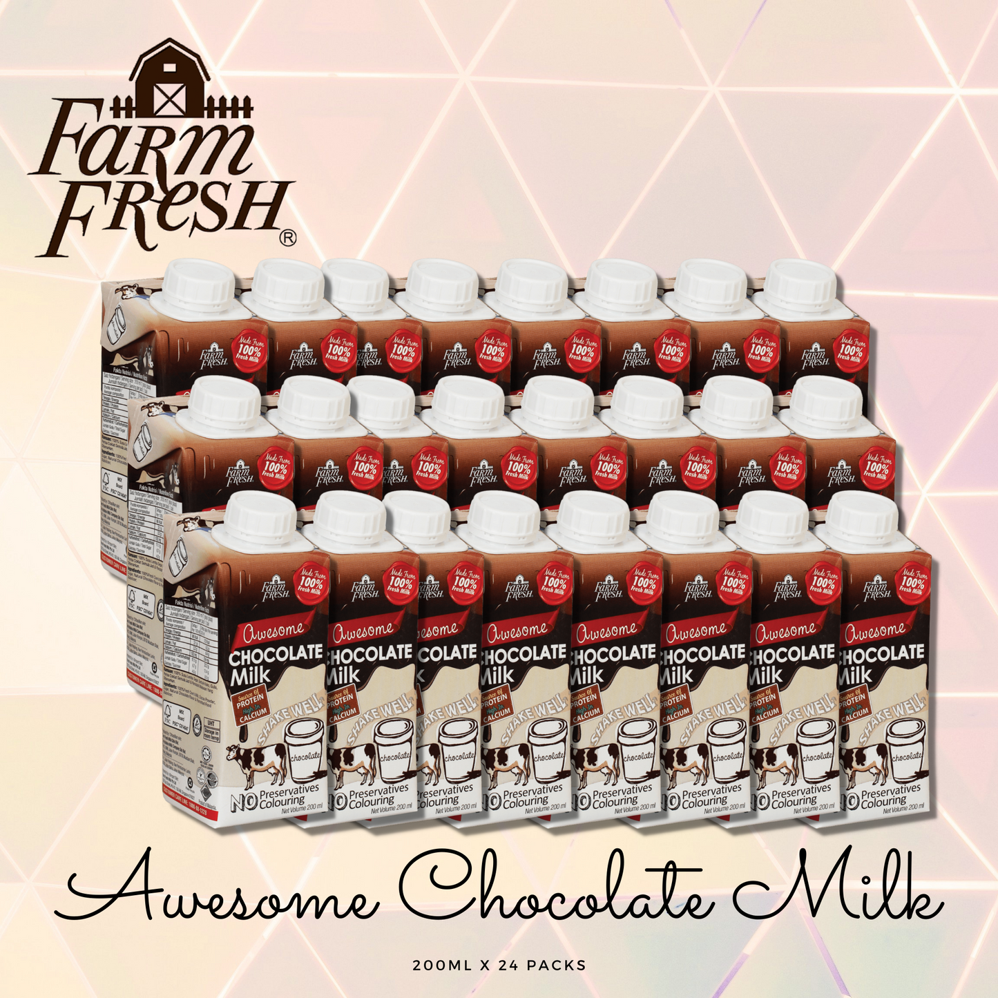 AWESOME CHOCOLATE MILK 200ml [CARTON]