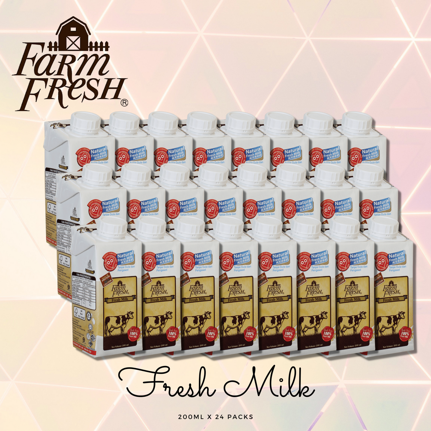 FRESH MILK 200ml [CARTON]