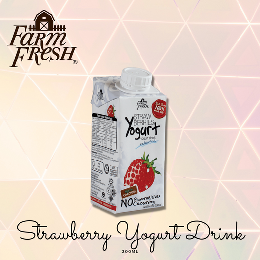 STRAWBERRY YOGURT MILK 200ml [PACK]