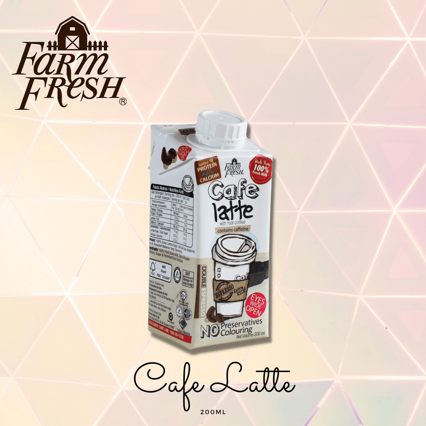 CAFE LATTE MILK 200ml [PACK] [FEA ONLY]